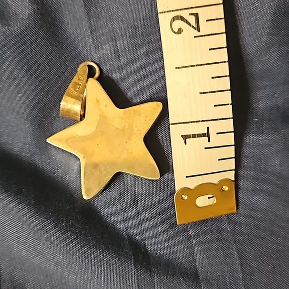 .925 Silver star pendant - Picture 3 of 5